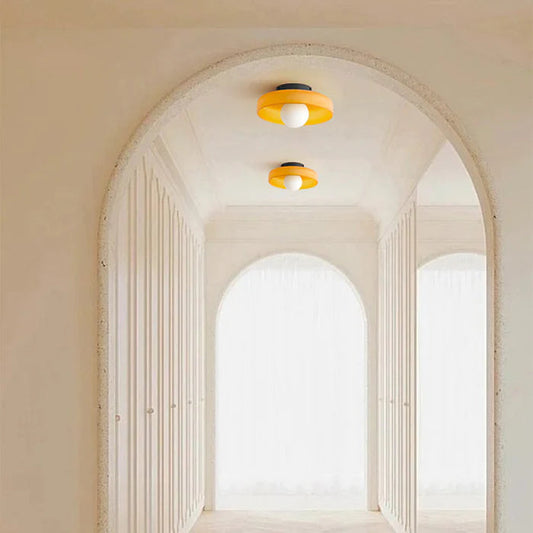 Garduru Runde Glas-Deckenleuchte – Elegantes & Minimalistisches Design