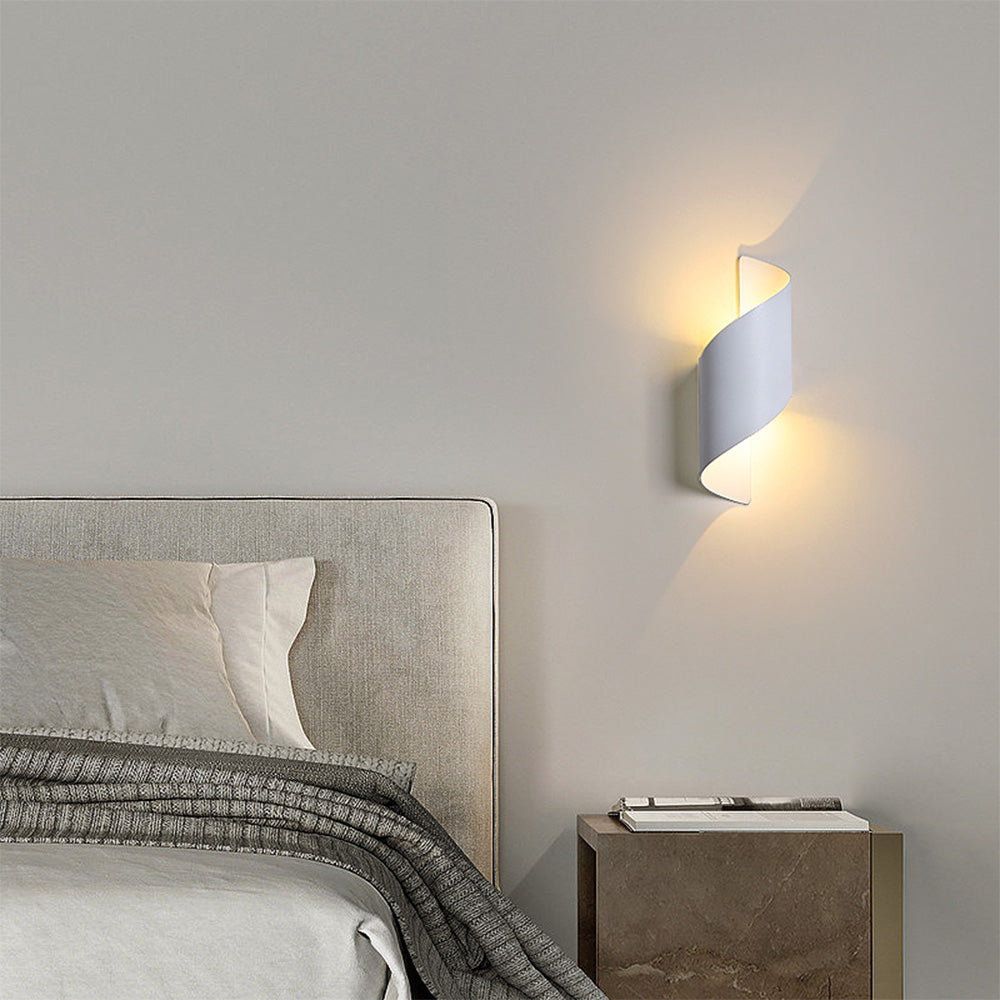 LED-Wandlampe mit minimalistischem Aluminiumdesign