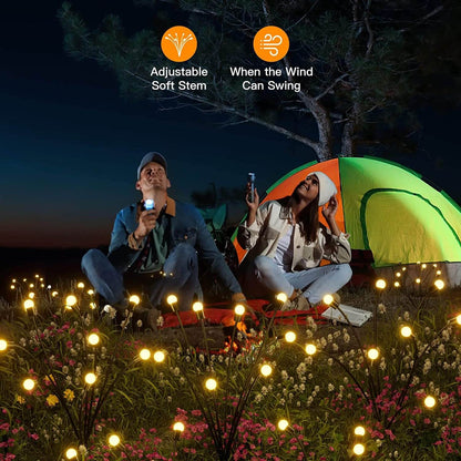 Garduru Firefly Solar LED Außenleuchte | Wasserdichte Rasenbeleuchtung | Dekorative Solar Lampe