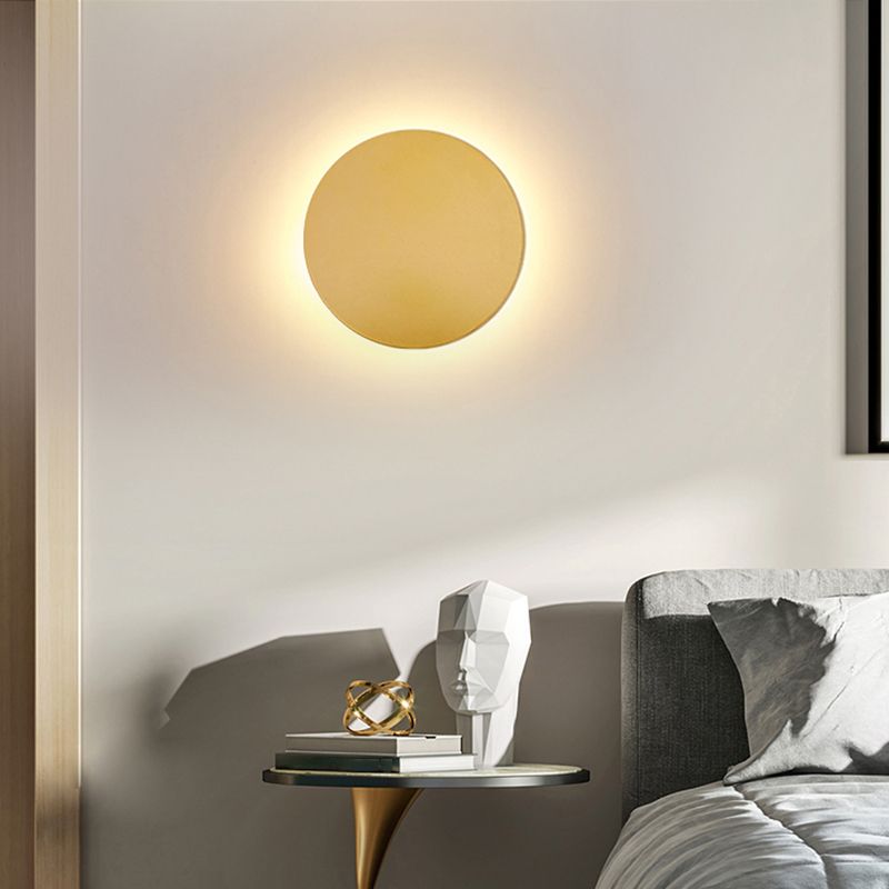 Garduru – Metall Runde Wandlampe für Schlafzimmer