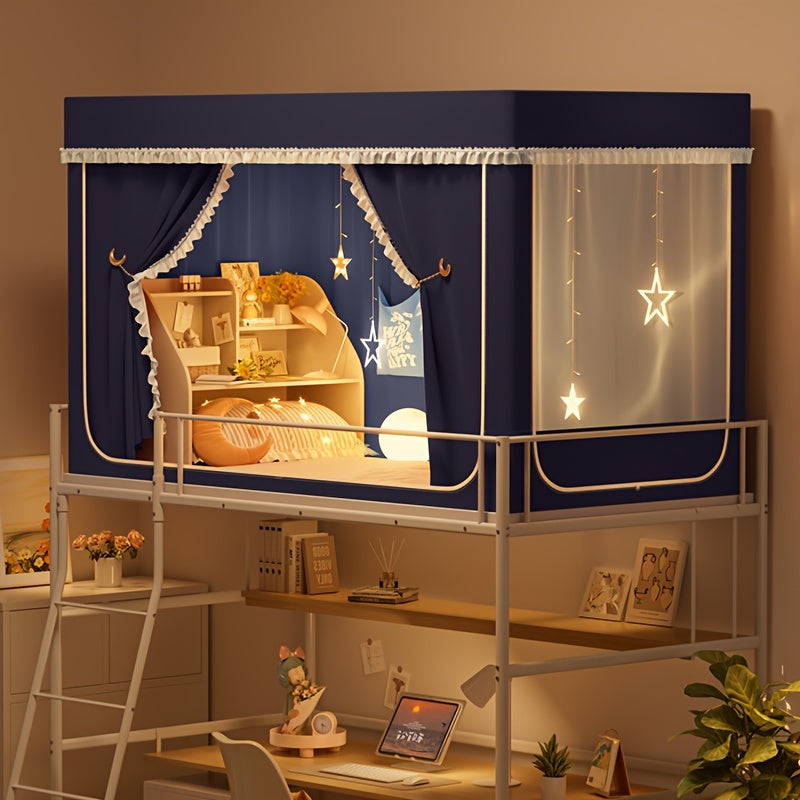 StarryBunk Verstellbares Etagenbett – Gemütlich & Geschützt mit Moskitonetz