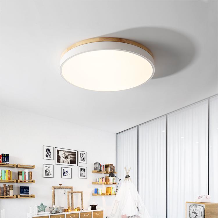 Deckenleuchte Modern Holz LED Aufbaustrahler