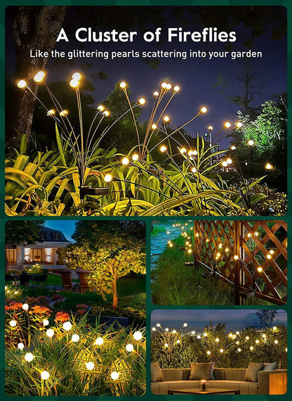Garduru Firefly Solar LED Außenleuchte | Wasserdichte Rasenbeleuchtung | Dekorative Solar Lampe