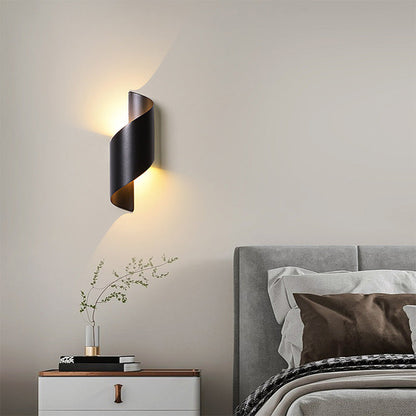 LED-Wandlampe mit minimalistischem Aluminiumdesign