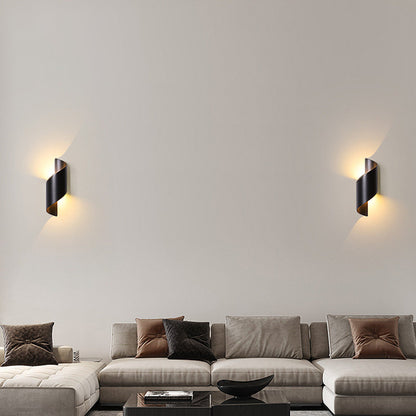 LED-Wandlampe mit minimalistischem Aluminiumdesign