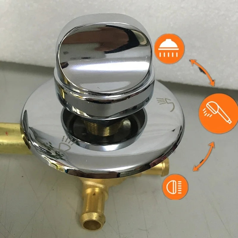 Versteckter Mehrweg-Schrauben- und Intubations-Messing-Duschmischer-Wasserhahn