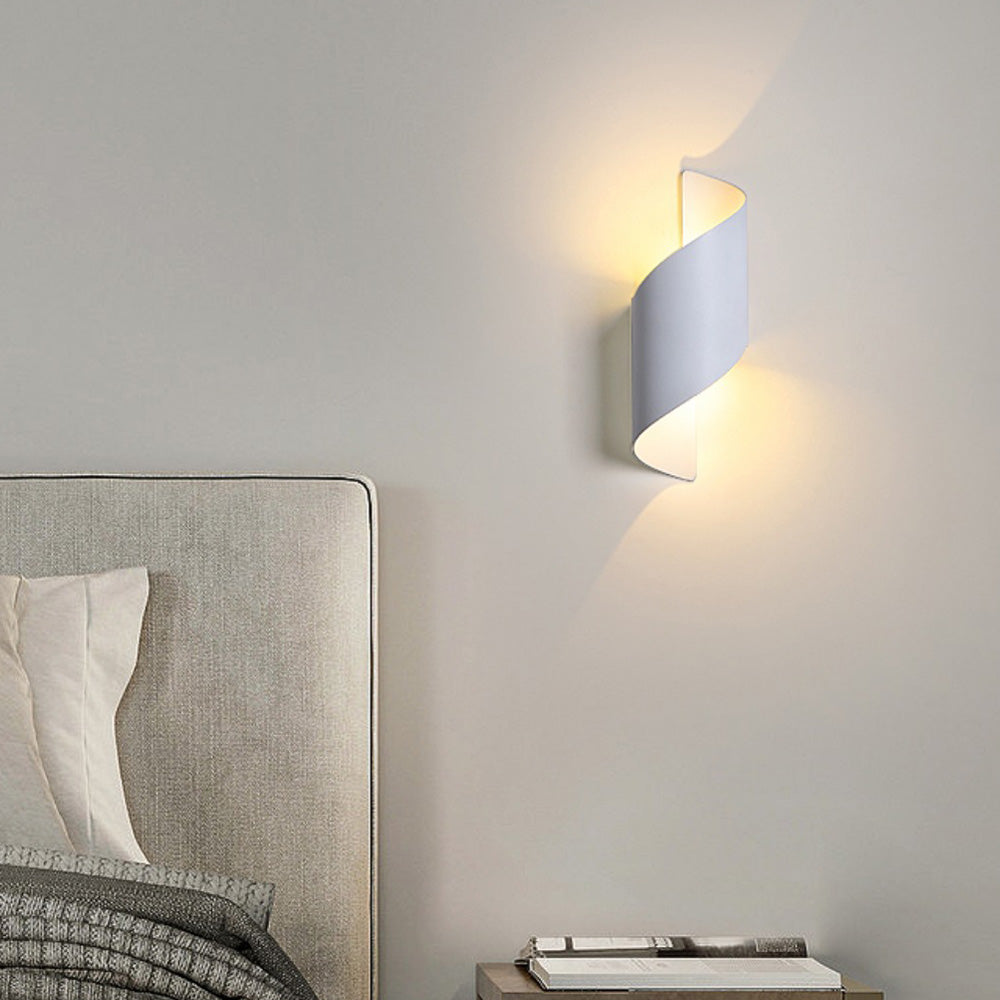 LED-Wandlampe mit minimalistischem Aluminiumdesign