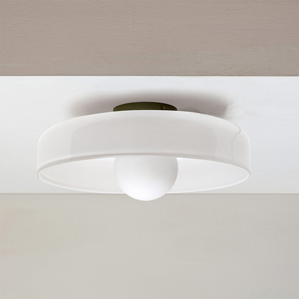Garduru Runde Glas-Deckenleuchte – Elegantes & Minimalistisches Design