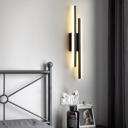 Garduru Moderne LED Wandlampe | Minimalistisches Design | Eisen & Acryl | Dimmbares Licht