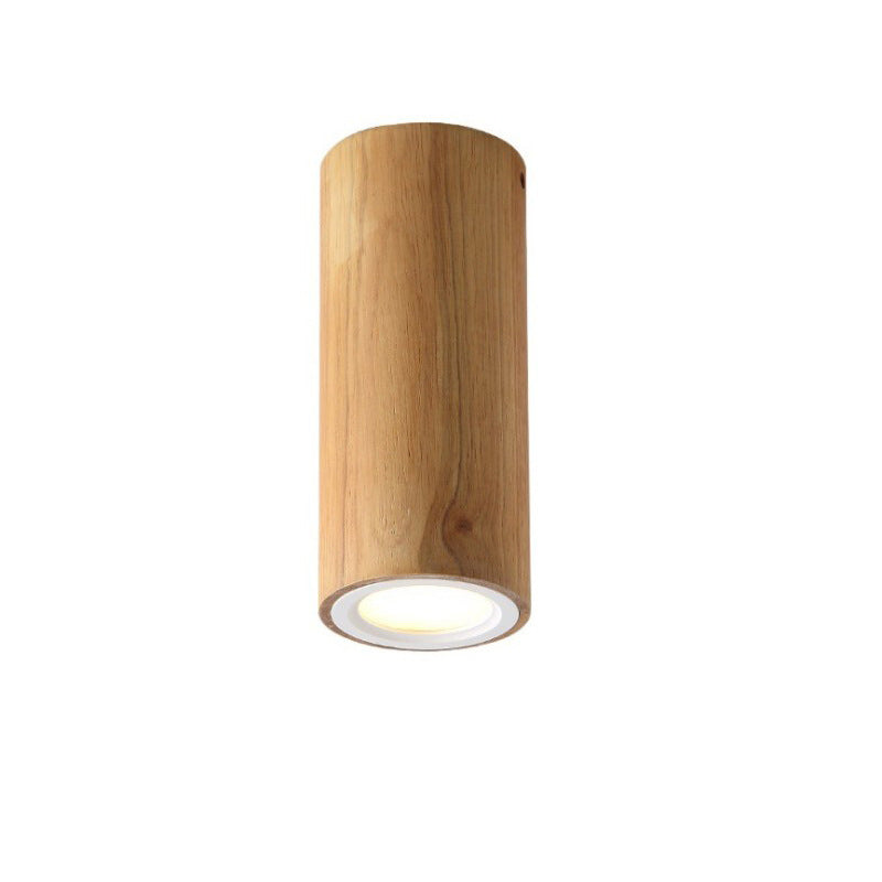 Garduru Nordic Design LED Deckenleuchte | Holzoptik | Flush Mount | Warmweiß oder Kaltweiß | Stilvolle Beleuchtung für Zuhause