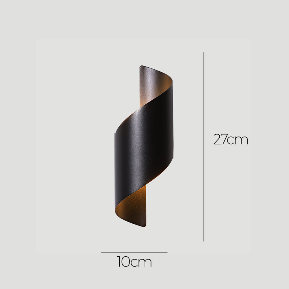LED-Wandlampe mit minimalistischem Aluminiumdesign