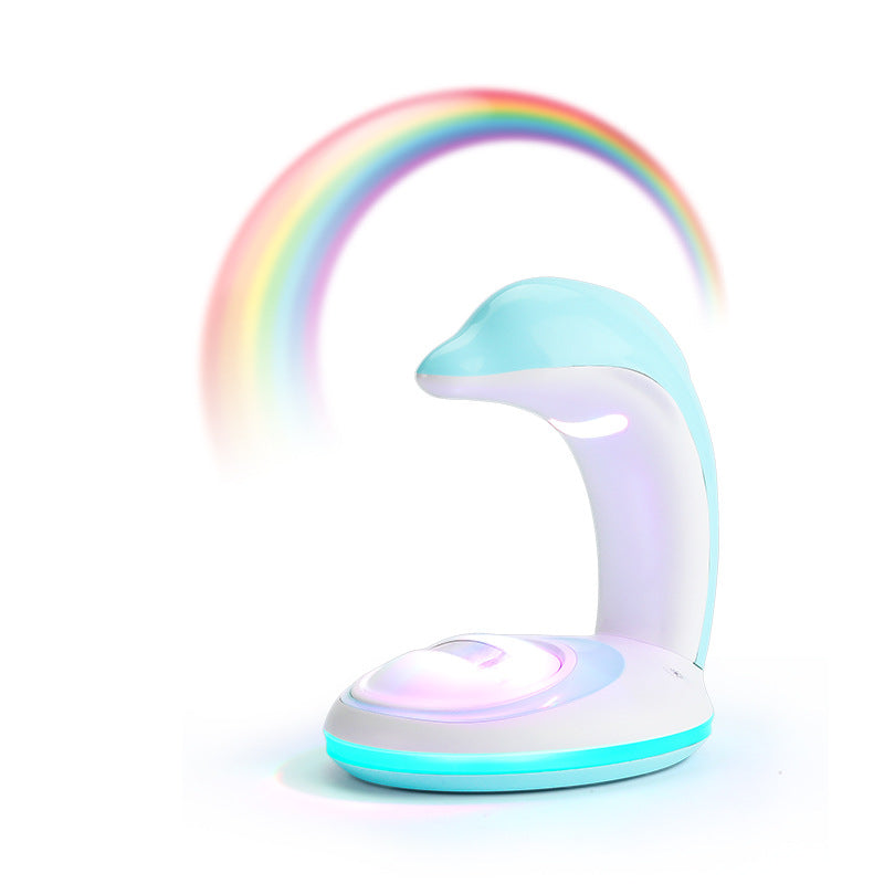 Regenbogenprojektions-Delfin LED USB Nachtlichtlampe