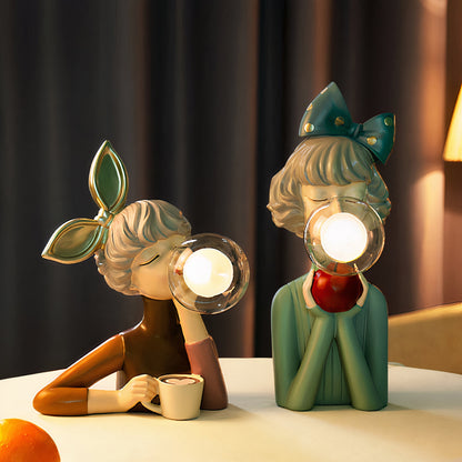 Garduru Sisters Tischlampe – Handgefertigte Eleganz für Ihr Zuhause