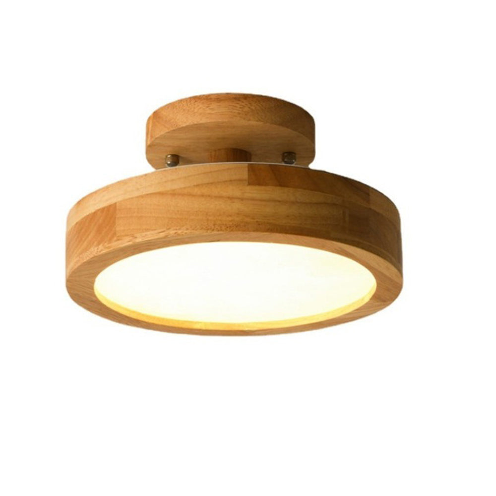 Deckenleuchte Holz LED Flush Mount Leuchte