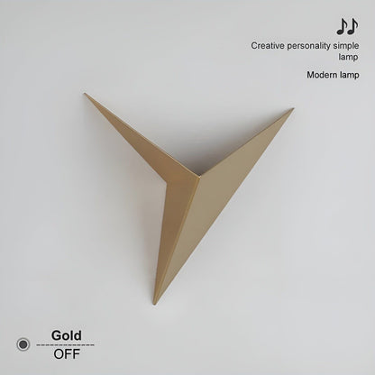 Garduru Light - Minimalistische Origami-Dreiecksform LED-Wandlampen
