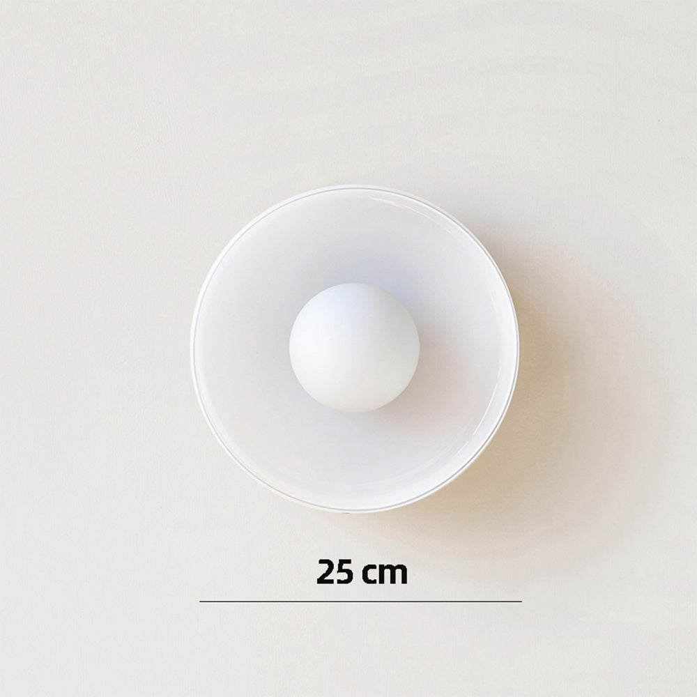 Garduru Runde Glas-Deckenleuchte – Elegantes & Minimalistisches Design