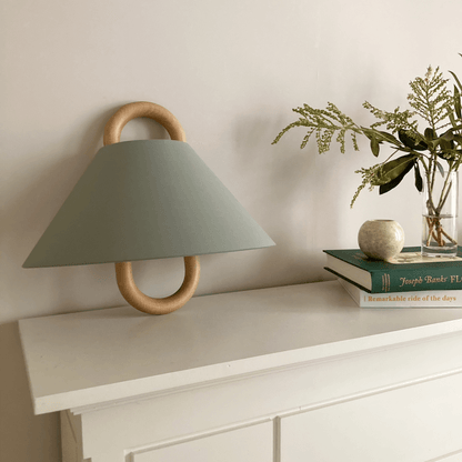 Wandleuchte Moderne Holzstoff Wandleuchte Lampe