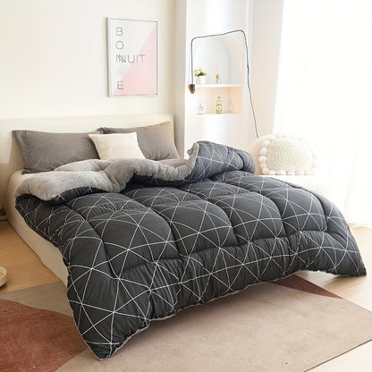 Garduru - Reversible Bettdecke mit geometrischen Mustern für alle Jahreszeiten