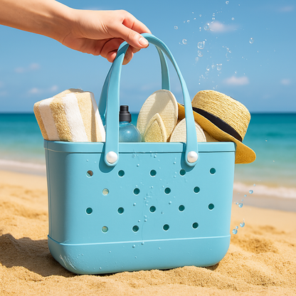 Wasserfester Strandtasche für Sommerreisen