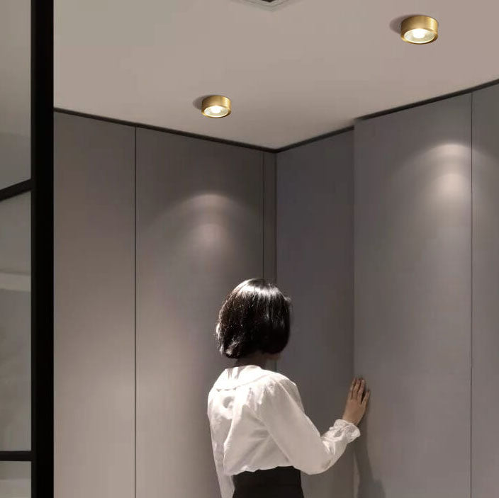 Garduru Ultra-thin LED Deckenleuchte | Kupfer | Modernes Design | Dimmbare Deckenlampe | Energieeffizient | Stimmungslicht