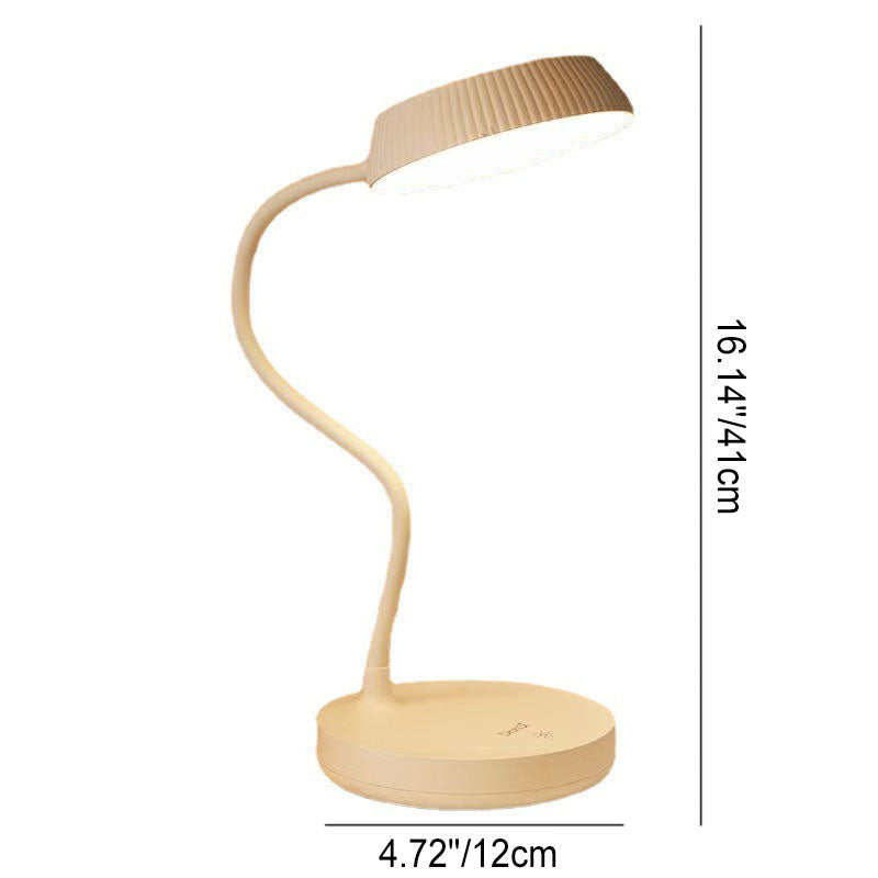 Garduru Minimalistische LED Tischlampe | USB-Aufladung | Augenschutz | Touch-Bedienung | Modernes Design