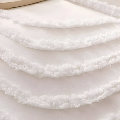 Garduru Duvet Set - 3pcs Luxus Streifen Schnitt Bettbezug