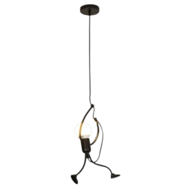 Garduru Iron Man Anhängerlampe – Verspielt Vintage Charme für einzigartige Innenräume