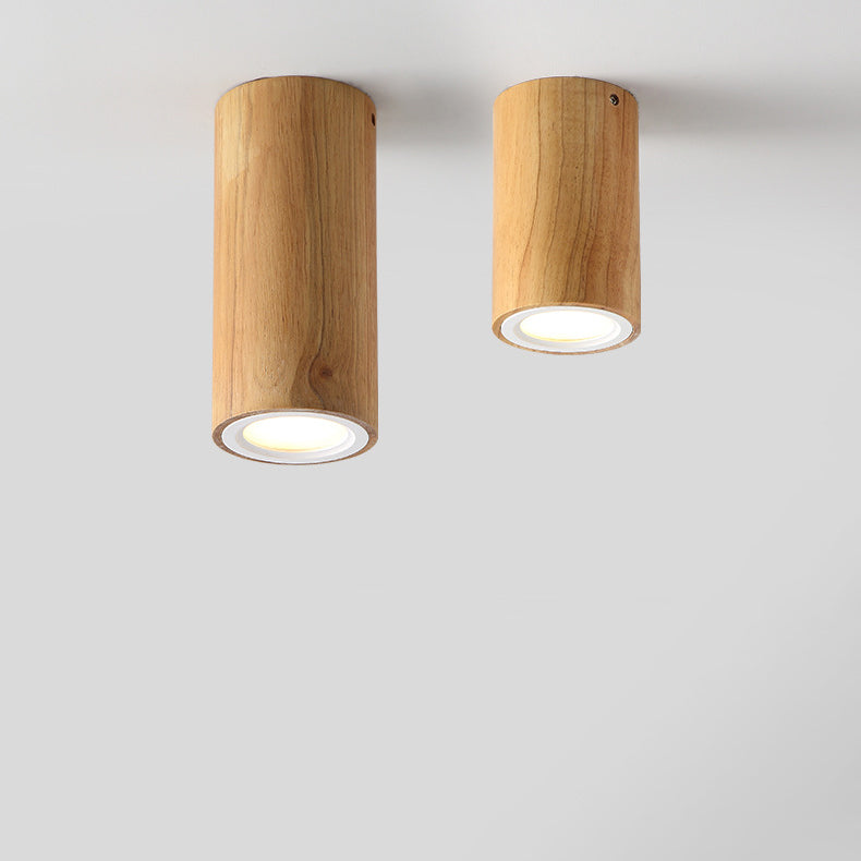 Garduru Nordic Design LED Deckenleuchte | Holzoptik | Flush Mount | Warmweiß oder Kaltweiß | Stilvolle Beleuchtung für Zuhause