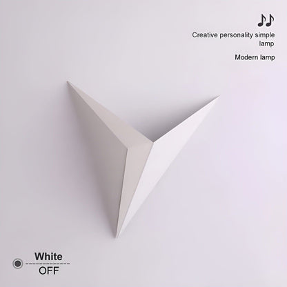 Garduru Light - Minimalistische Origami-Dreiecksform LED-Wandlampen