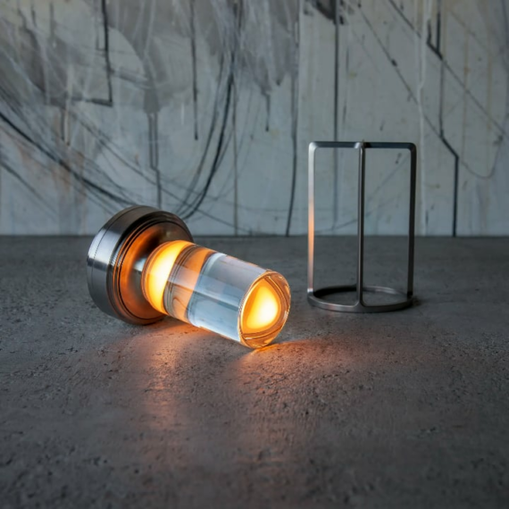 CrystalGlow – Elegante dimmbare Tischlampe mit Kristallambiente