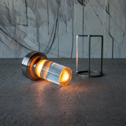 CrystalGlow – Elegante dimmbare Tischlampe mit Kristallambiente