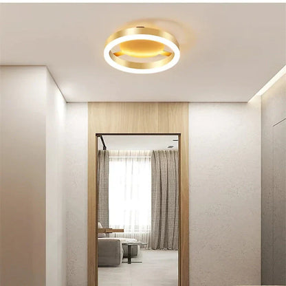 Zeitgenössische Gold-LED-Deckenleuchten
