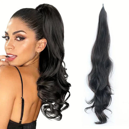 Verstellbare wellige Ponytail-Extension