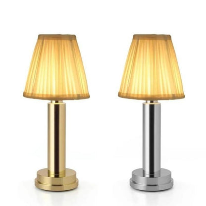 Garduru - LED kabellos Silk Metall Tischlampe | 50% RABATT