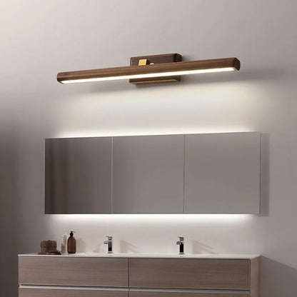 Spiegellampe Massivholz Persönlichkeit Lange Streifen Badezimmer Wandlampe
