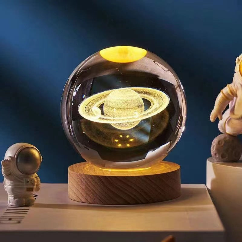 3D Kristall Nachtlicht Lampe für Dekoration - Magischer 3D Effekt