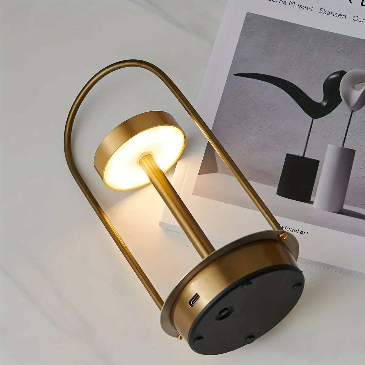 Garduru - Kabellose LED-Tischlampe mit Minimalistischem Design und Warmem Licht