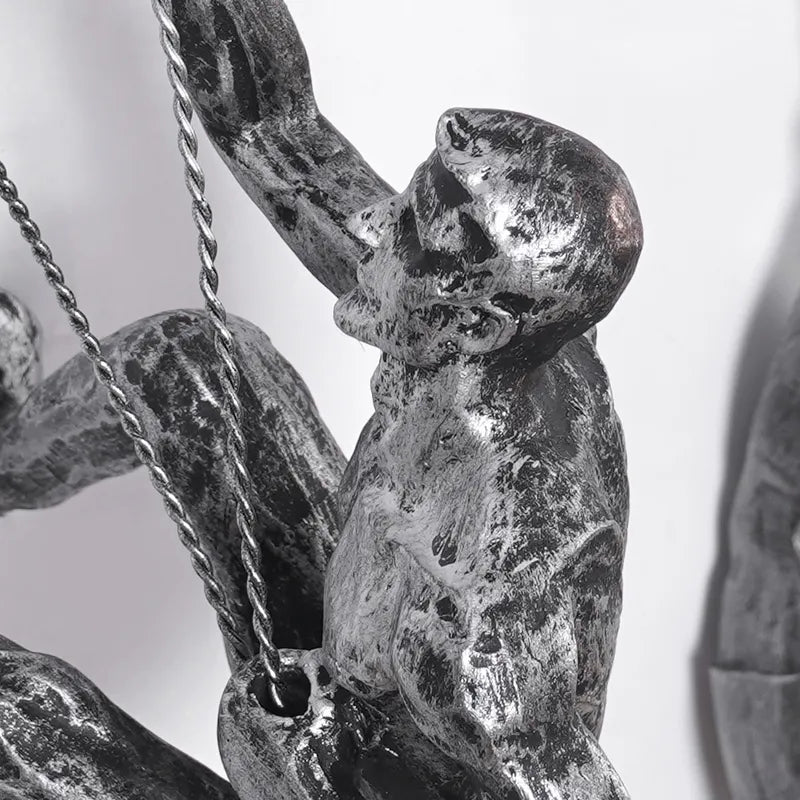 Ascendant | Kreatives Wanddeko-Set mit kletterndem Mann