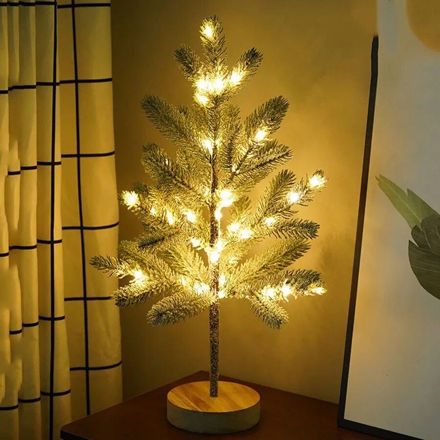 TwinklingTree™ Weihnachtsbaum Nachtlicht – 50cm LED Feiertagsdekoration