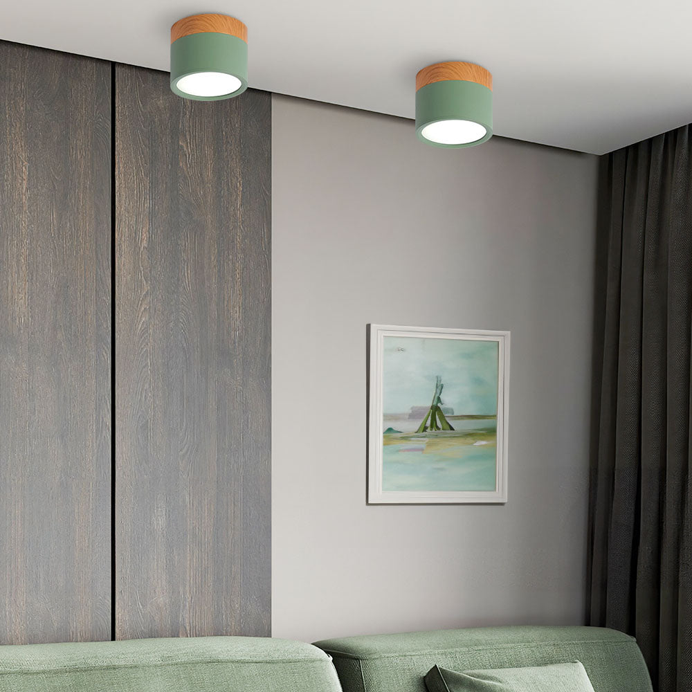 LED-Deckenleuchte Modern Aufputz Zylinder
