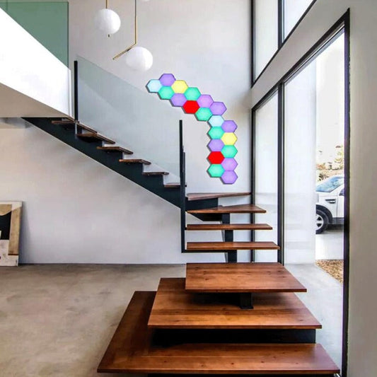 Royaleva Wabenmodular LED-Wandleuchte – Touchsensitiven Smart-Lichtpaneele
