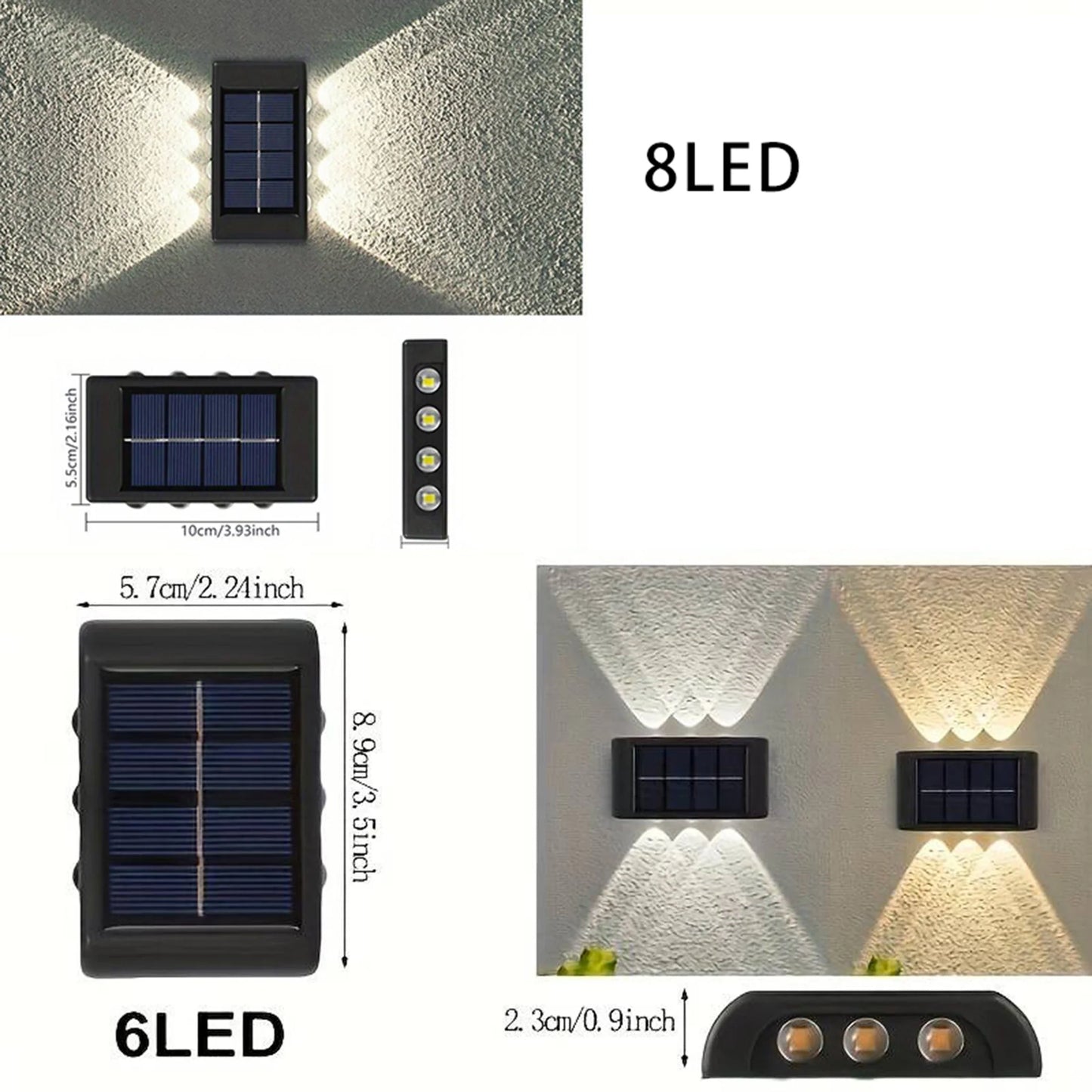 SolaGlow - Solar Up/Down Wandleuchte