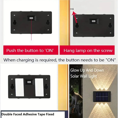 SolaGlow - Solar Up/Down Wandleuchte