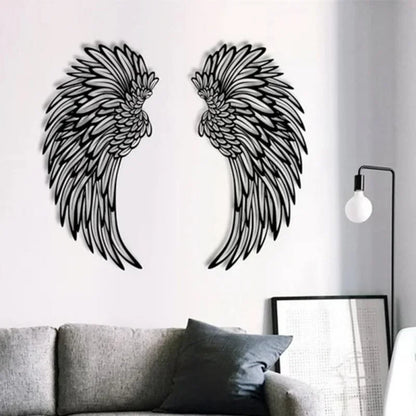 RoyaleGlow Beleuchtete Engel Flügel Wandkunst - LED Seraphische Wohnkultur für eine ruhige Atmosphäre und perfektes Geschenk