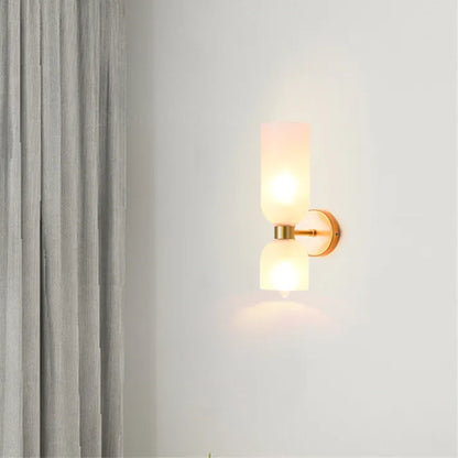 LED-Wandapplique mit Doppelkopf aus Glas – Moderne Eleganz und Energieeffizienz