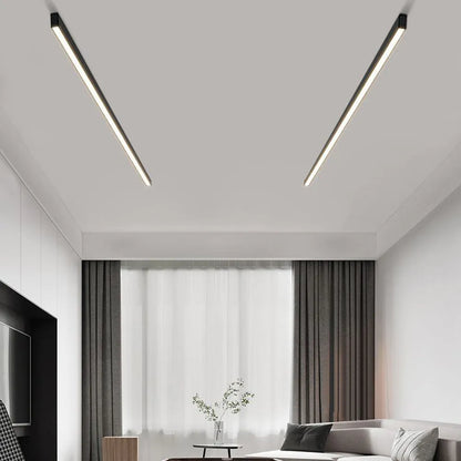 LED-Deckenleuchte modernes schwarzes Metalldesign