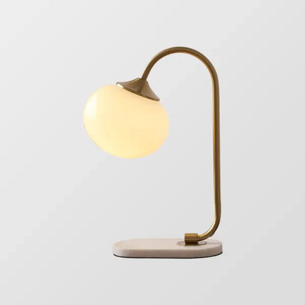 Tischlampe Marshmallow - Modernes Design aus Metall und Glas mit sanfter Beleuchtung