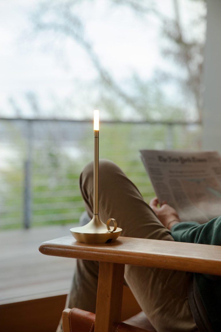 Garduru Wick Type wiederaufladbare Tischlampe