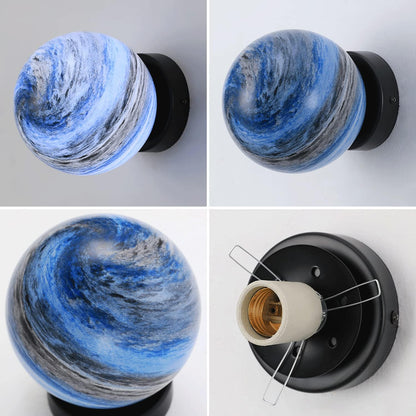Glas Deckenleuchte Modern Globe Fixture