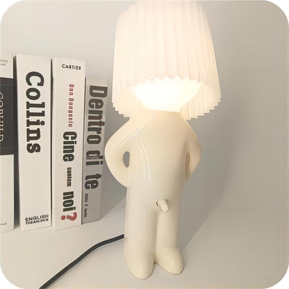 Verspielte kabellose Tischlampe mit einzigartigem Design – Tragbare wiederaufladbare LED-Lampe für fröhliche Innenräume